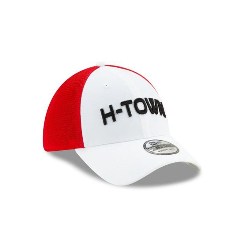 NBA Houston Rockets 2019 Authentics City Series 39Thirty Stretch Fit (QZI9268) - White New Era Caps